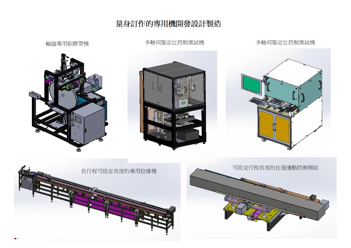 *量身訂作的專用機開發設計製造